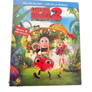 Lluvia de Hamburguesas 2 (Cloudy With a Chance of Meatballs 2) (Blu-ray/DVD) NEW